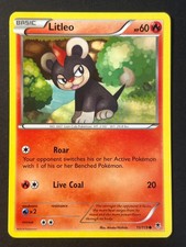 Litleo 11/119 Rare XY Phantom Forces - Pokemon Card Near Mint