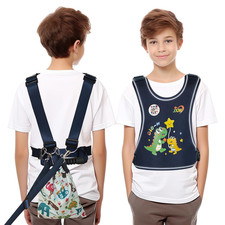 Safety Walking Harness for Big Kids 6-12, Anti-Elopement Vest Harness for Autism