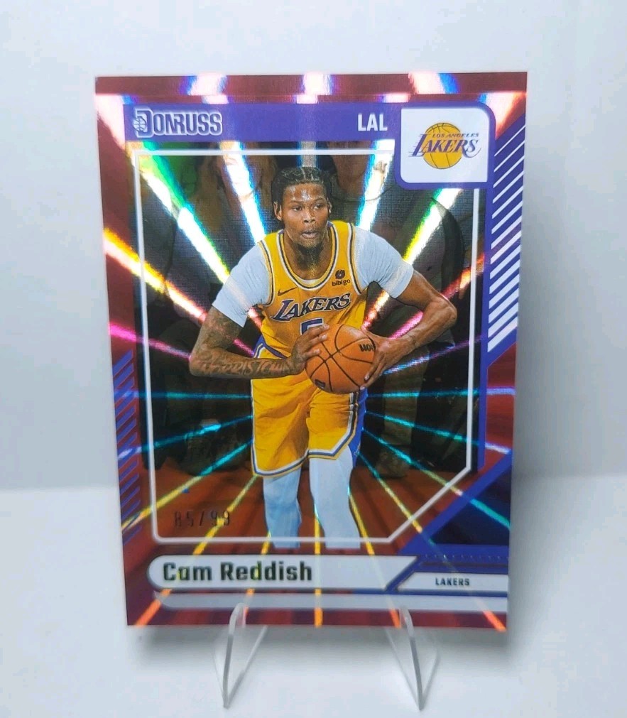 Cam Reddish 2024-25 Panini Donruss Red Laser /99 #30
