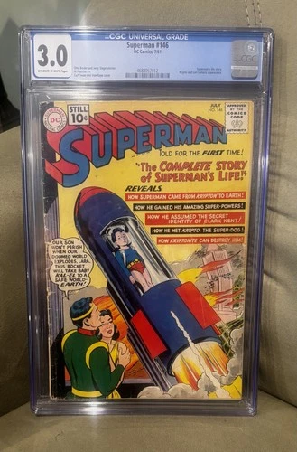 Superman #146 (DC Comics July 1961) CGC graded 3.0