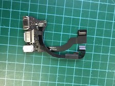Apple MacBook Air A1465 2015 DC Jack Audio USB Board w/ Cable 821-1721-A