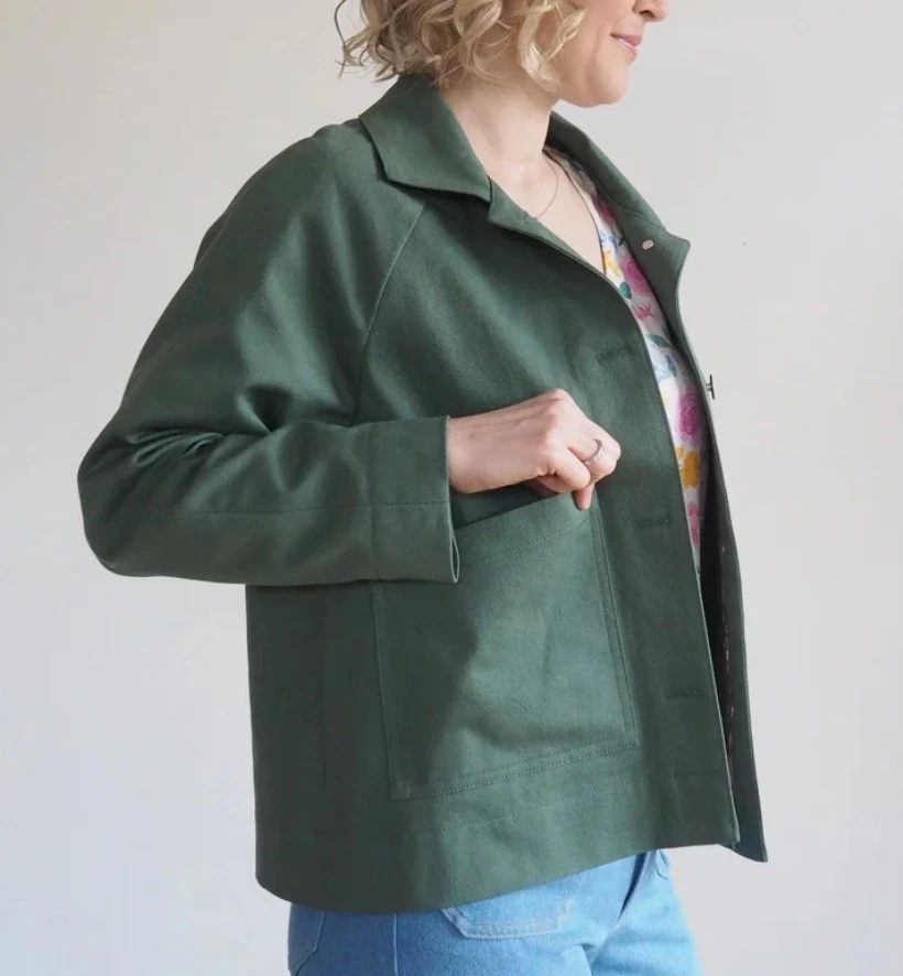 Sevenberry Sage Cotton Twill Fabric - 112cm x 2.4m - Perfect Condition - Image 4 of 4