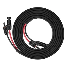20FT 10AWG Solar Panel Extension Cable with Female and Male Connectors,... 