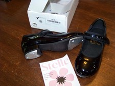Girls Stelle Black Tap Shoes - 12ML - New in Box