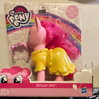 Hasbro My Little Pony Pinkie Pie Pink Horse Action Figure w/ Headband Age 3+
