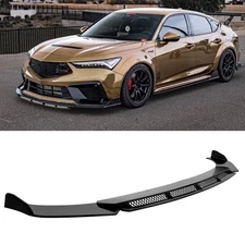 Front Bumper Splitter Lip Diffuser Spoiler Gloss Black For Acura	Integra A-Spec