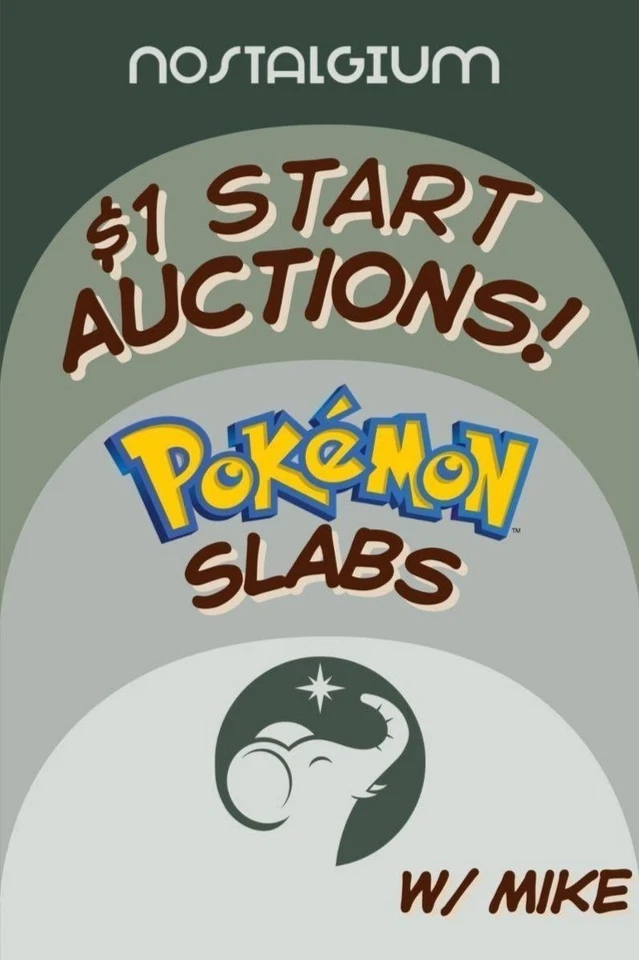 Dollar Start Pokémon Slab Auctions w/ Mike