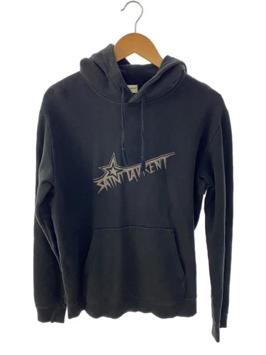 SAINT LAURENT (YSL) Felpa con cappuccio SAINT LAURENT nera M usata