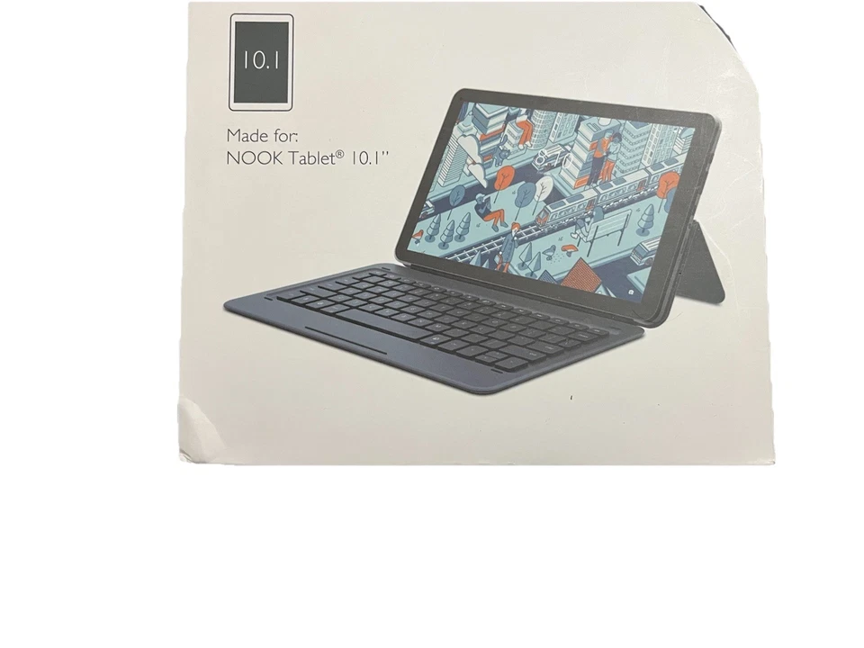 NOOK Smart Keyboard for Tablet By Lenovo 10.1" Unused Dark Blue New In Package - Image 4 of 4