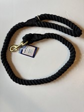 New 4ft Black Soft Rope Dog Leash
