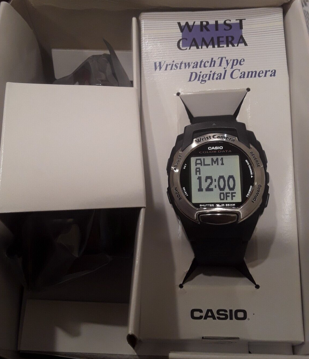 Casio Color Wrist Camera Watch Silicone Band w/Infrared Casio Color Wrist Camera Watch Silicone Band w/Infrared