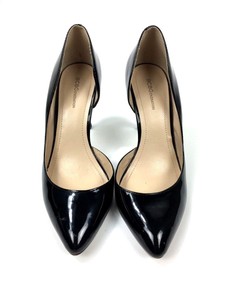 bcbg black patent leather pumps