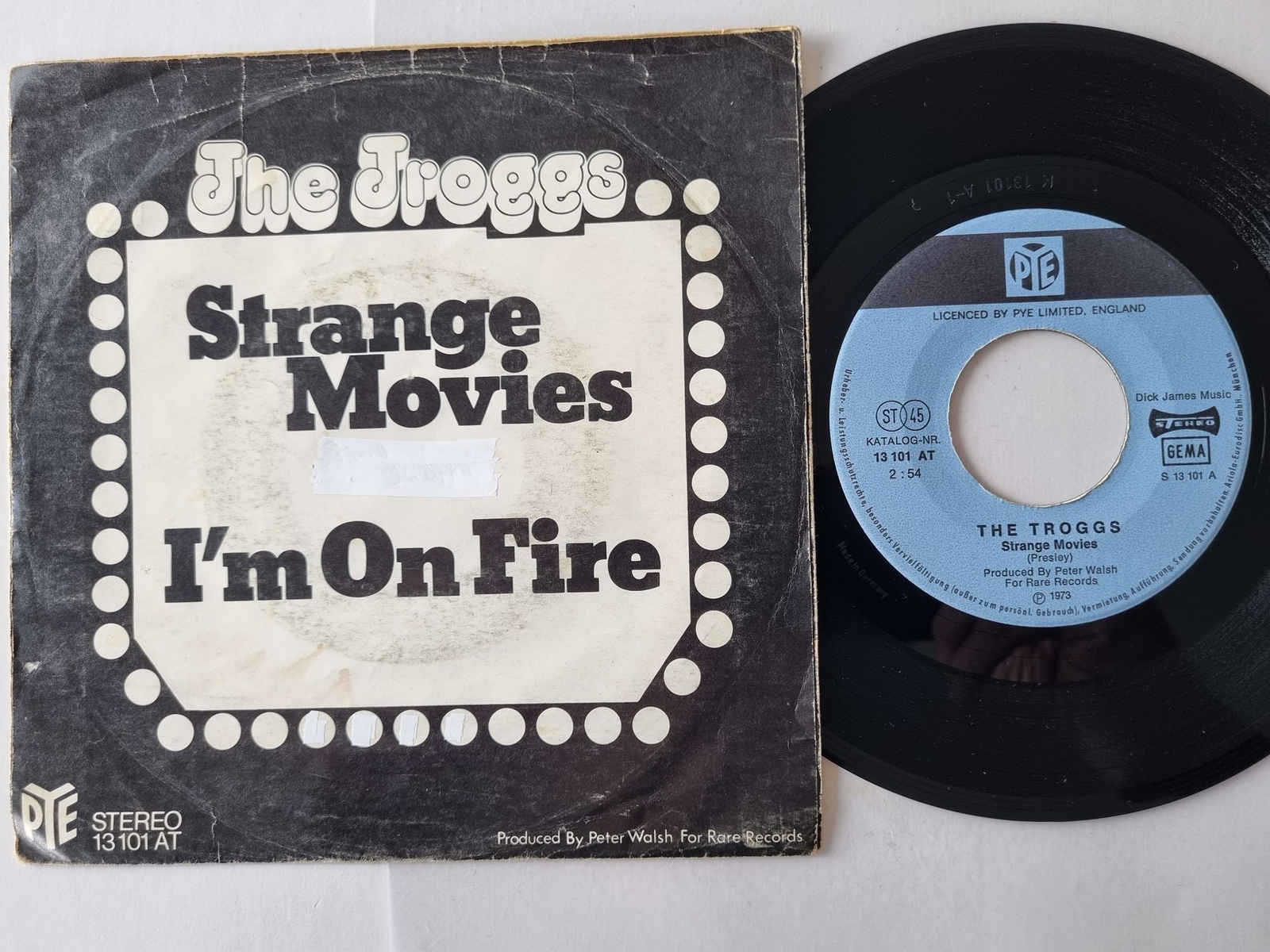 The Troggs - Strange Movies 7'' Vinyl Germany