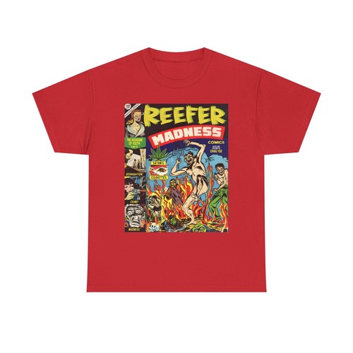 Reefer Madness 2018 Comic Book Cover T-Shirt: "Degradation! Krimi! Wahnsinn!" - Bild 57 von 67