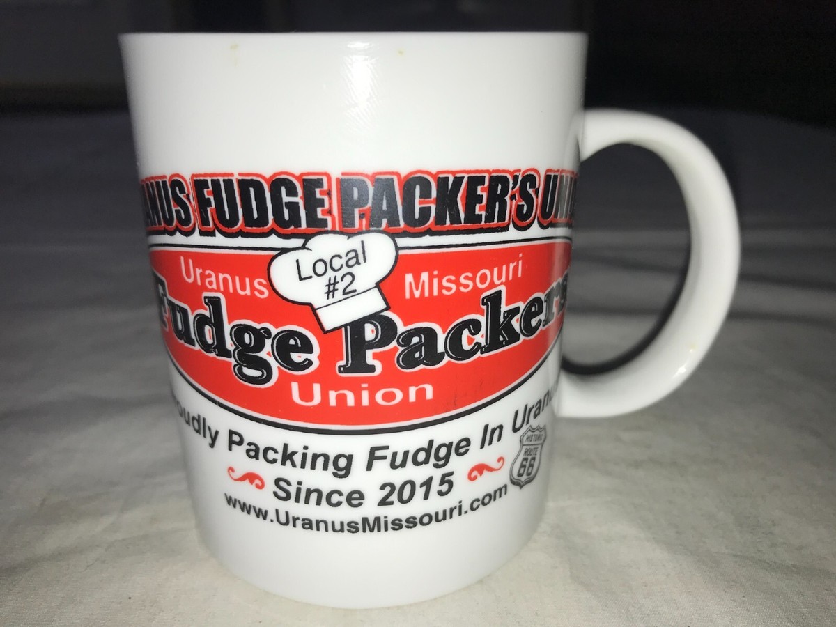 URANUS Missouri FUDGE PACKER'S Local #2 Union US ROUTE 66 11oz