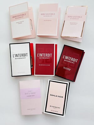 Givenchy L'interdit & Irresistible Perfume Sample Size (8pcs) | eBay