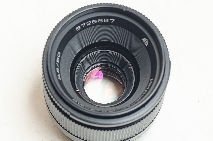 MC Industar-61 L/Z 2.8/50 50mm f2.8 M42 SLR. Close-up macro