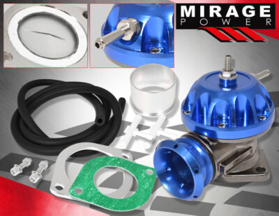 For Jeep High Turbocharger Blow Off Valve Blue + Adapter Kit 2-Hole