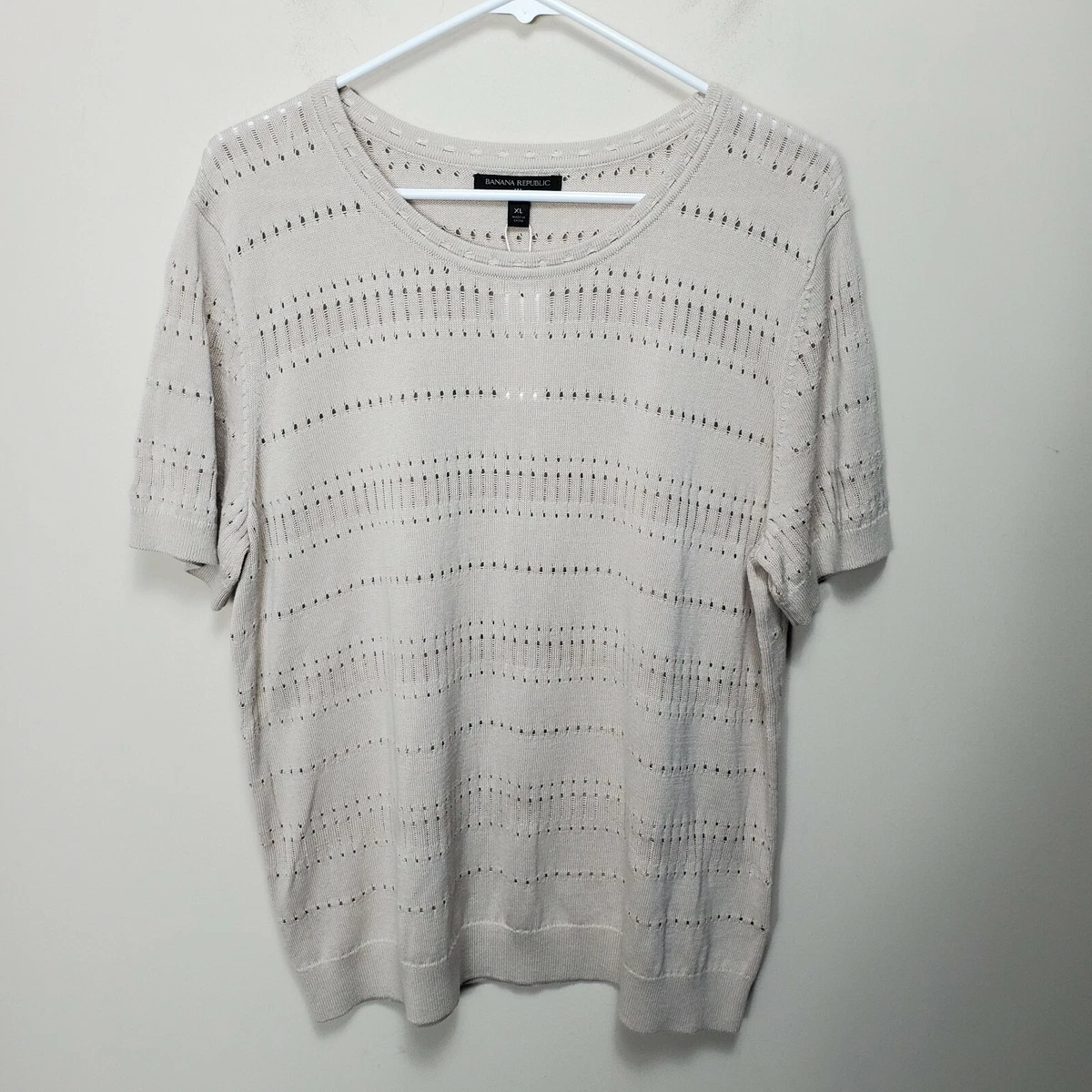 Banana republic hotsell short sleeve sweater