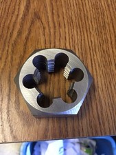 1 1/4"-5 CARBON STEEL HEXAGONAL RE-THREADING DIE