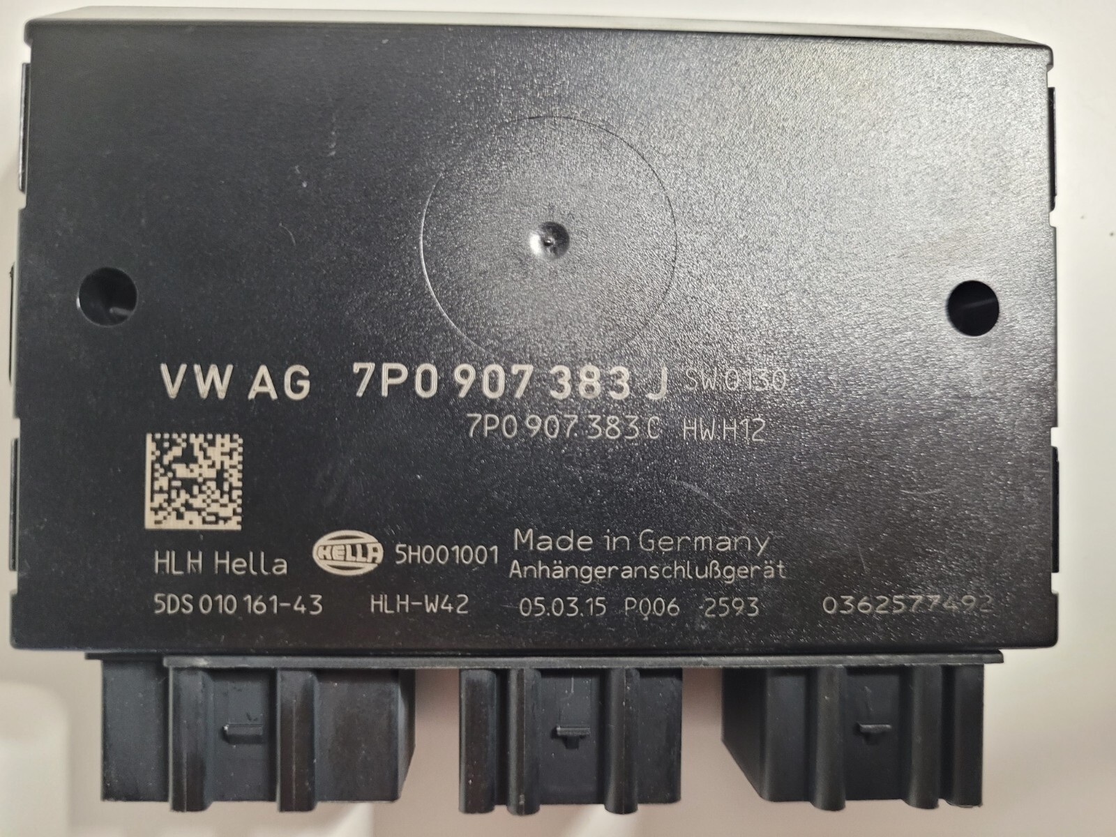 Porsche Cayenne Trailer Control ECU Module 7P0907383J OEM J1 eBay