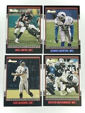 4x 2001 Bowman Red Foil Lot Mushin Akili McNown Pro-Bowl Football Legends Jersey