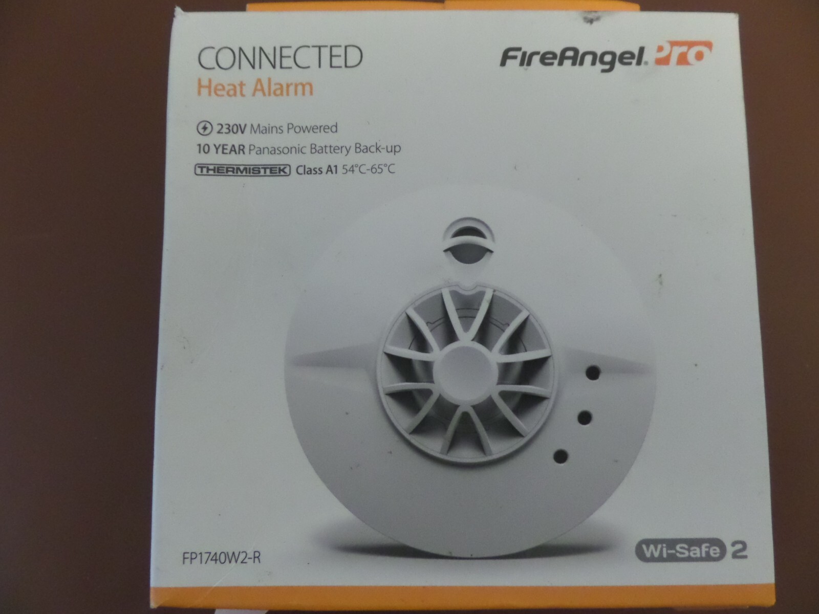 FireAngel FP1740W2-R Pro Connected 240v Mains Heat Alarm 10 Year battery Back Up