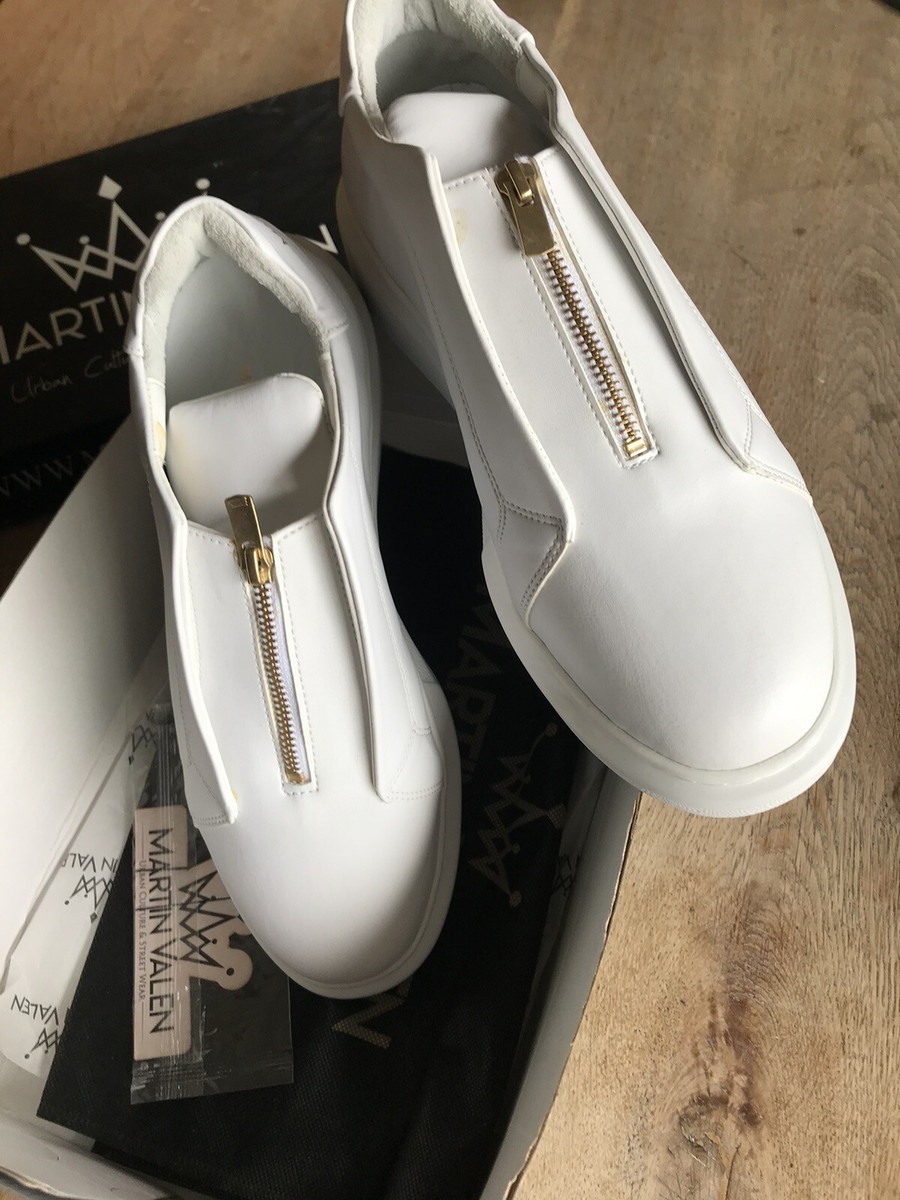 Martin Valen Trainers Mens 42 Chunky, White,Zip UK