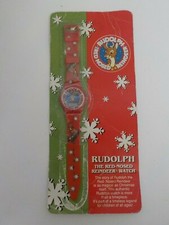 Vintage 1992 Rudolph Red Nosed Reindeer Watch
