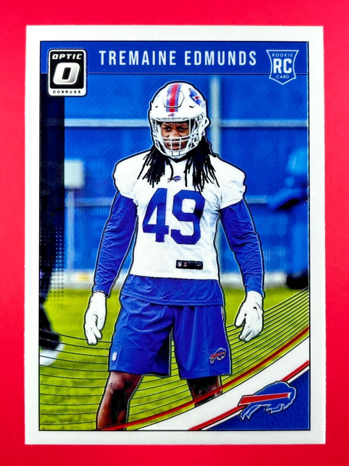 2018 Donruss Optic Tremaine Edmunds #107 Rookie RC Buffalo Bills