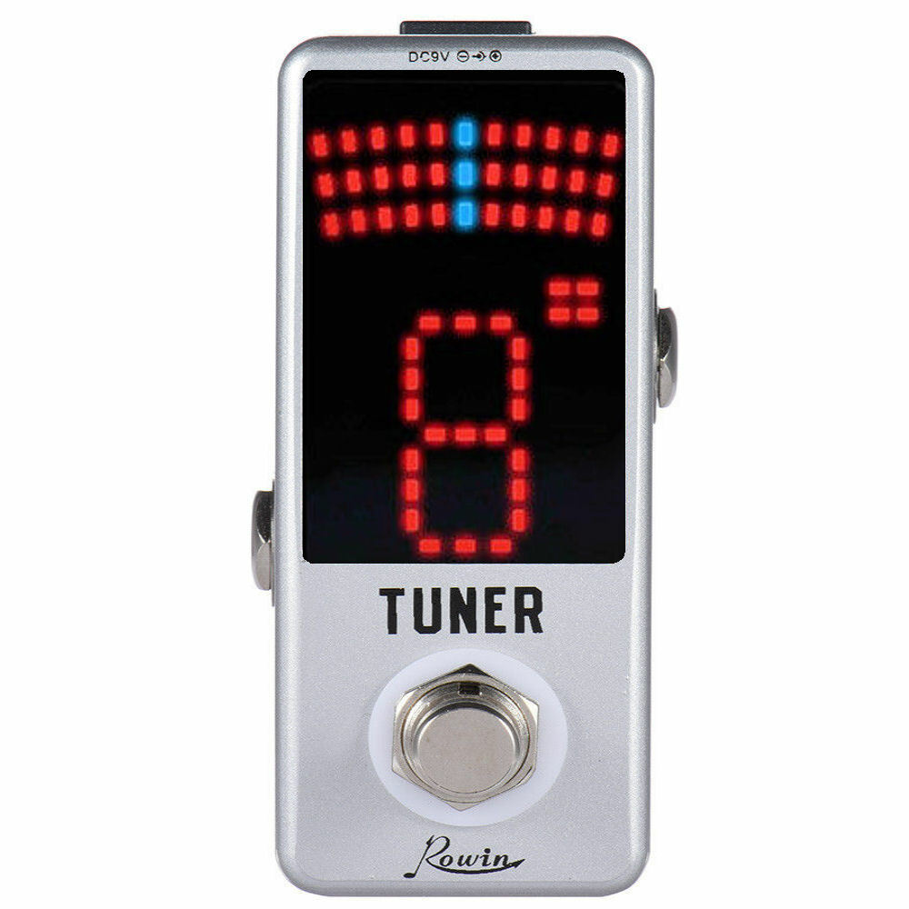 Rowin LT-910 Mini Guitar Chromatic Tuner Effect Pedal True Bypass