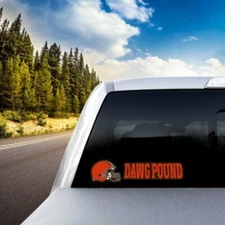 Fanmats 61375 Cleveland Browns NFL Team Team Slogan Decal