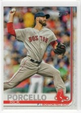 Rick Porcello 2019 Topps Series 1 Baseball Base Common #54 Boston Red Sox