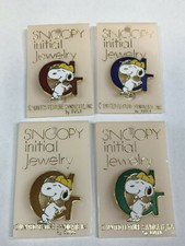 Vintage Snoopy Pin by Aviva - Snoopy in Initial "G" 4 Colors to Choose From