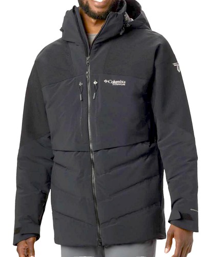 Vtg 80s COLUMBIA DOWN PUFFER COAT Retro Ski Puffy Jacket