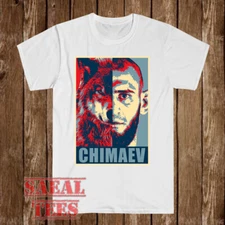 Khamzat Borz Chimaev Men's White Size S-5XL