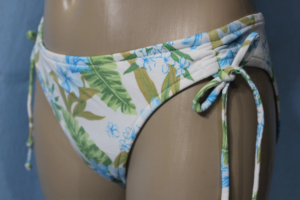 NUEVO 4 Lote Pantalones de Bikini Marrón Rosa Verde Azul Negro Blanco M Ver Medidas* Foto 4 de 4