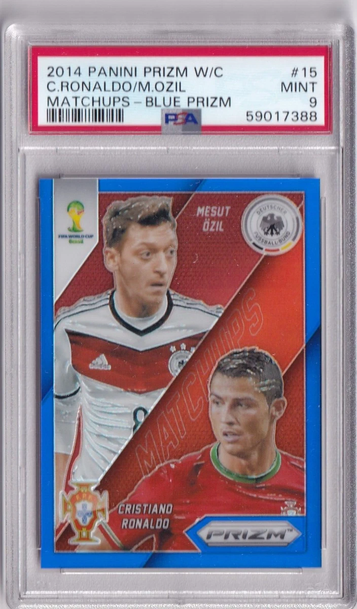 2014 Panini Prizm World Cup Cristiano Ronaldo Mesut Ozil #15 for