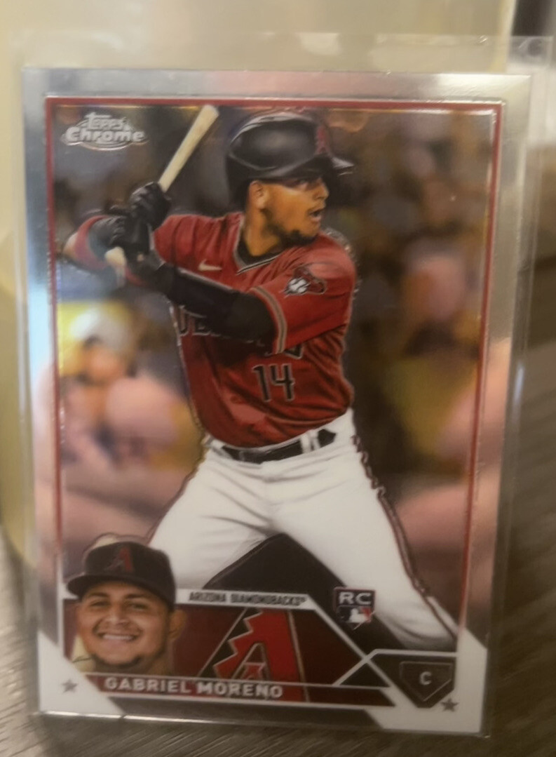 2023 TOPPS CHROME Gabriel Moreno #189  BASEBALL Rookie DIAMONDBACKS RC