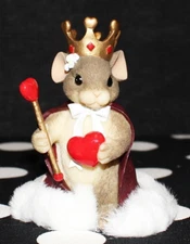 Fitz & Floyd Charming Tails King of My Heart  84/113 Mouse Figurine New in Box