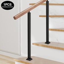 90cm Stair Balusters Posts Deck Iron Railing Handrail Building Fence Post Black