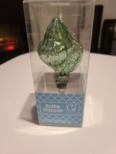 Green Seashell Bottle Stopper