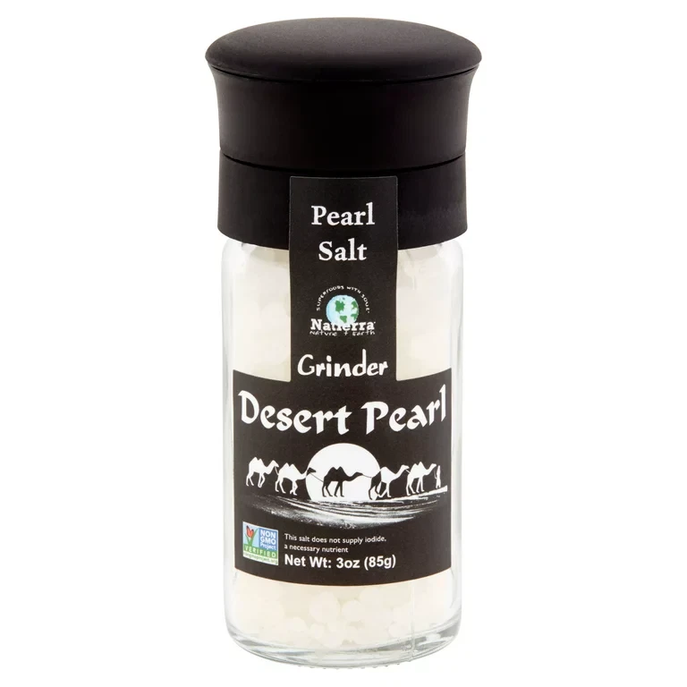 Natierra Grinder Desert Pearl Salt, 3 oz. 4 Units