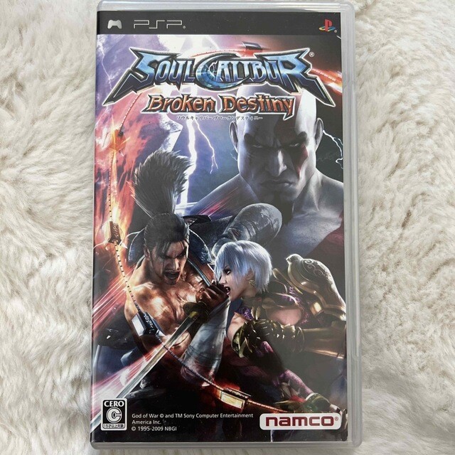PSP SOUL CALIBUR Broken D estiny ポスター 2009 Soul Calibur: Broken Destiny PSP Print Ad/Poster Kratos