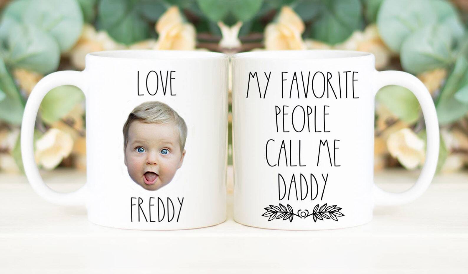 My Favorite People Call Me Daddy Coffee Mug Father's Day Gift Personalized With