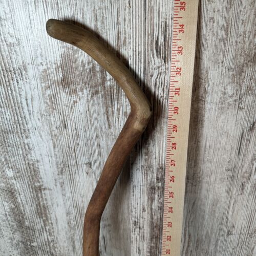 Bastone da passeggio Shillelagh in legno intagliato a mano manico unico alto 35 pollici - Foto 2 di 12