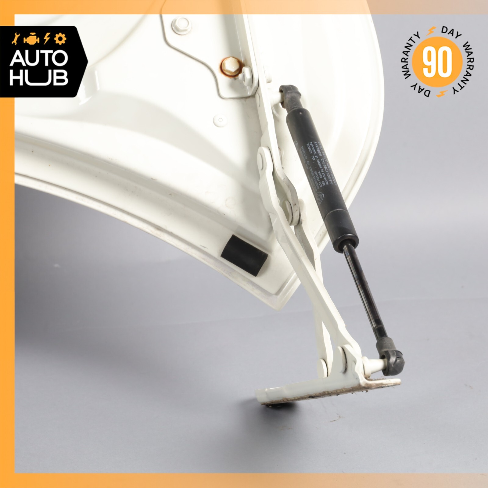 08-19 Maserati GranTurismo M145 Coupe Trunk Lid Panel Assembly White OEM 61k