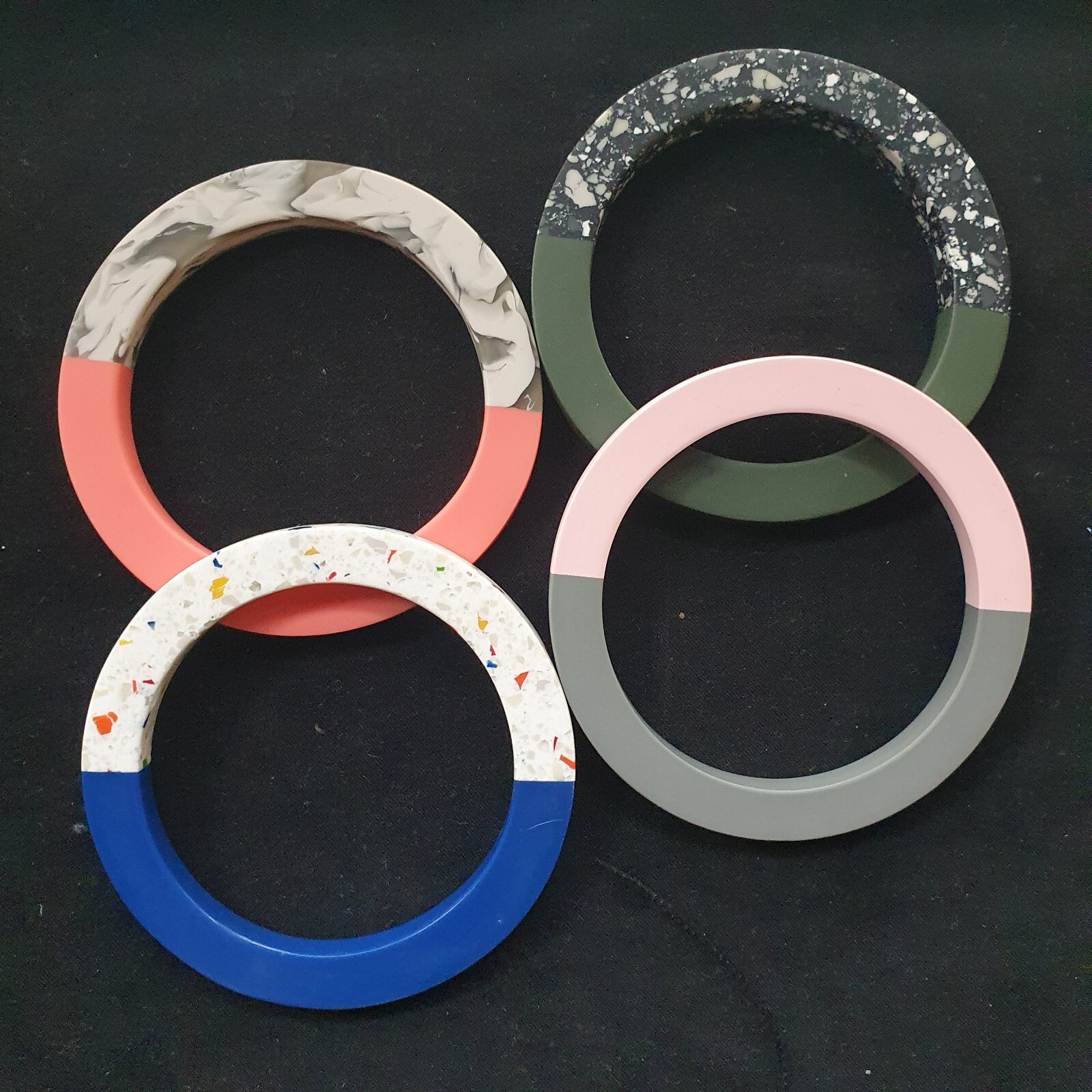 Oliver Bonas - Elo - Two Tone Stackable Bangles -… - image 3