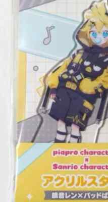 Vocaloid X SANRIO 2024 Kagamine Ren X Badtz-Maru Acrylic Stand