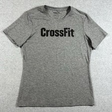Nobull Shirt Womens Medium Gray Short Sleeve T Shirt Cross Fit Solid Performance
